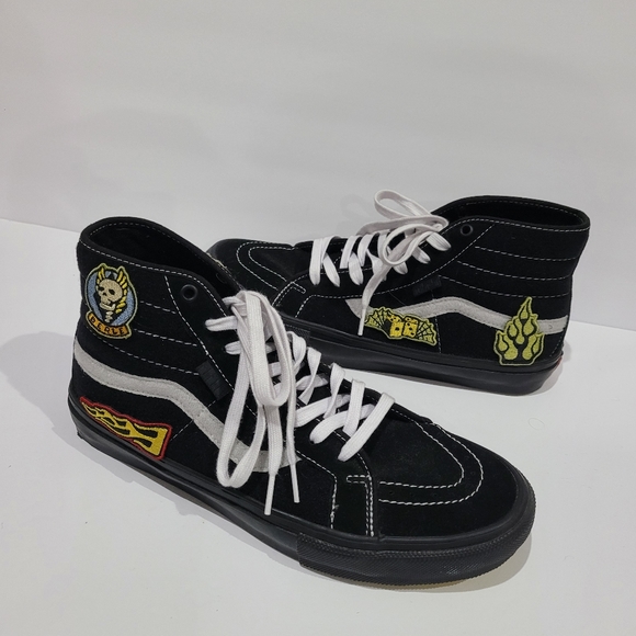 VANS Elijah Berle Skate Sk8 HI Decon Patch Art size 10 - Picture 4 of 10